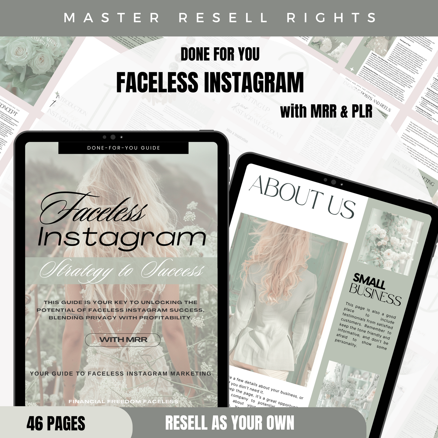 Faceless Instagram Strategy to Success with MRR & PLR