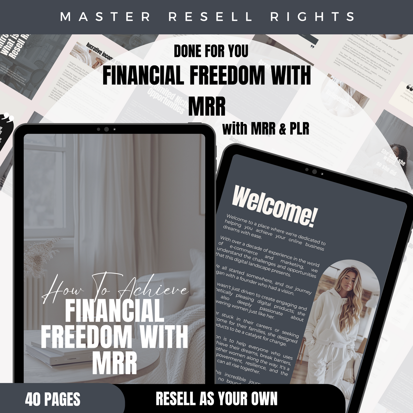 Financial Freedom with MRR with MRR & PLR