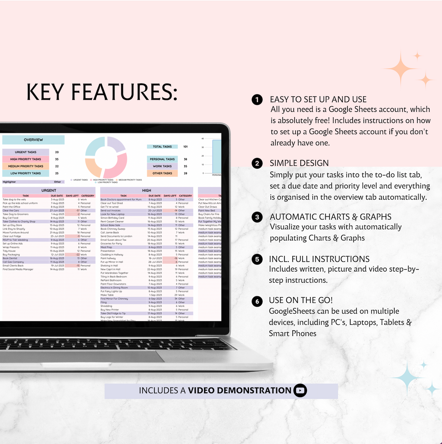 Digital To Do List and Task Tracker with Master Resell Rights & Private Label Rights