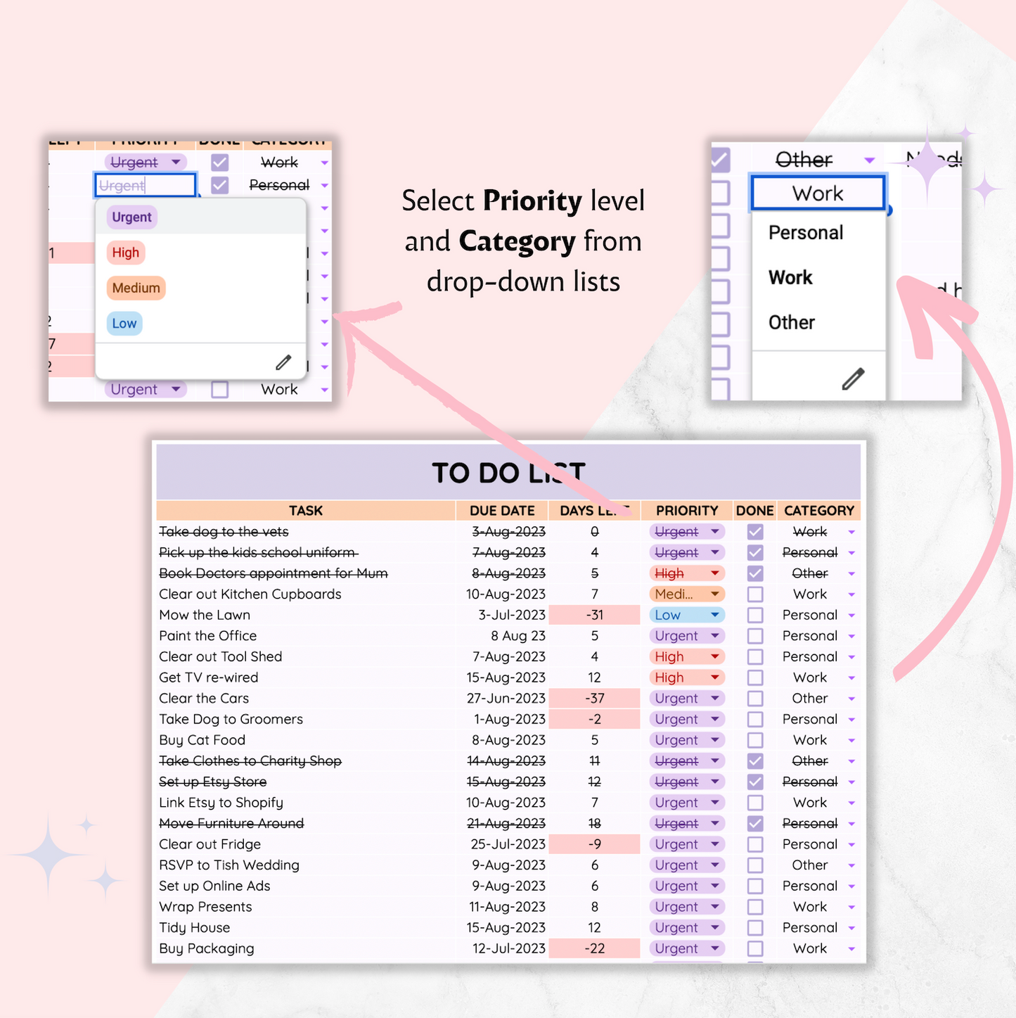 Digital To Do List and Task Tracker with Master Resell Rights & Private Label Rights