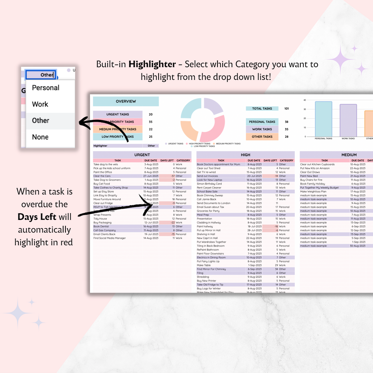 Digital To Do List and Task Tracker with Master Resell Rights & Private Label Rights