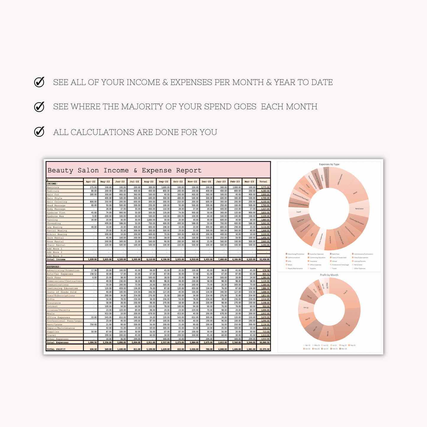 Beauty Business Bookkeeping