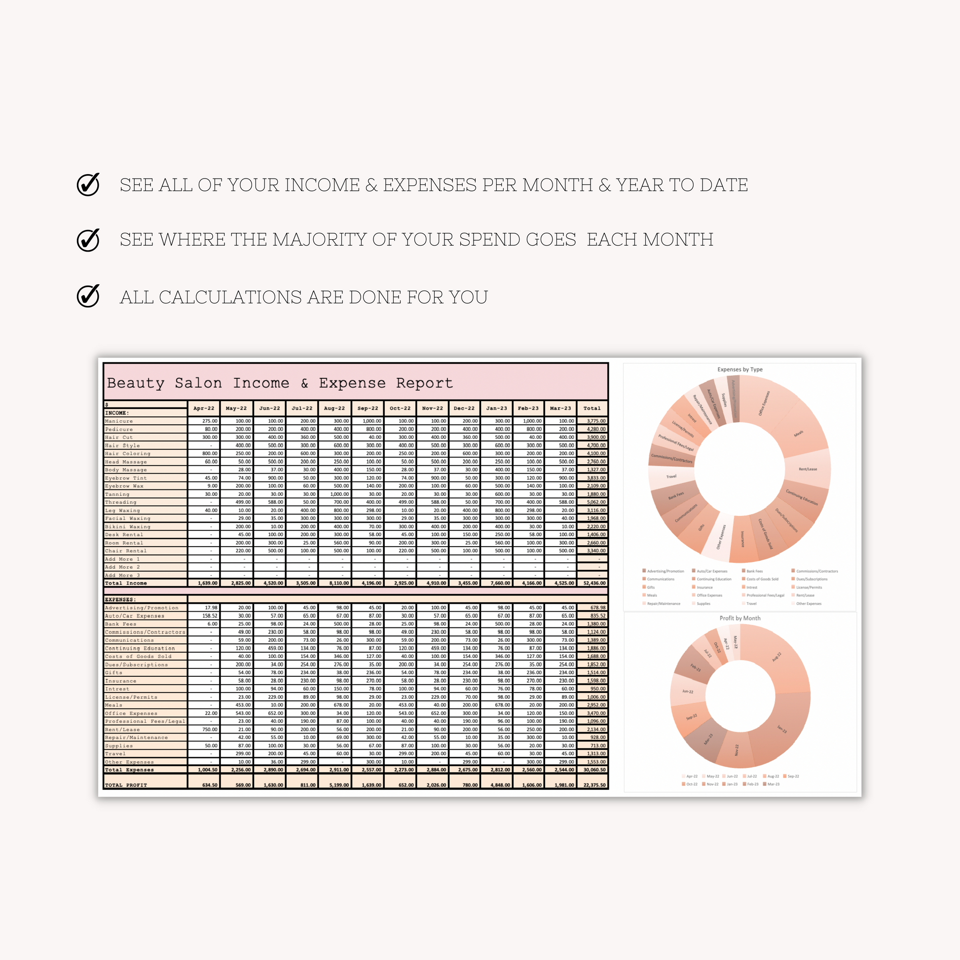 Beauty Business Bookkeeping